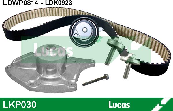 LUCAS LKP030 - Water Pump & Timing Belt Set autospares.lv