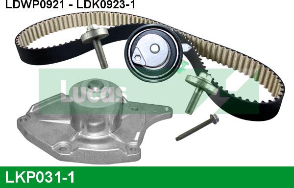 LUCAS LKP031-1 - Water Pump & Timing Belt Set autospares.lv