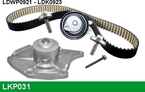 LUCAS LKP031 - Water Pump & Timing Belt Set autospares.lv