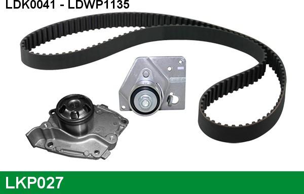 LUCAS LKP027 - Water Pump & Timing Belt Set autospares.lv