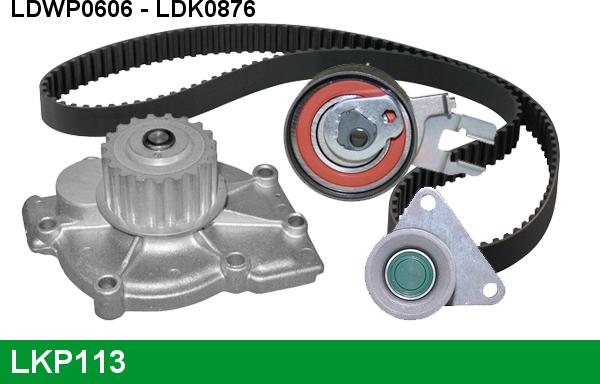 LUCAS LKP113 - Water Pump & Timing Belt Set autospares.lv