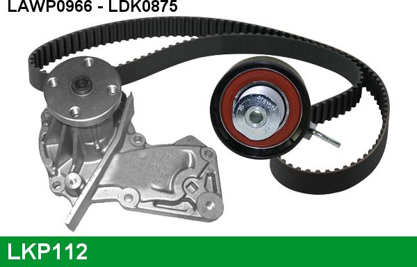 LUCAS LKP112 - Water Pump & Timing Belt Set autospares.lv