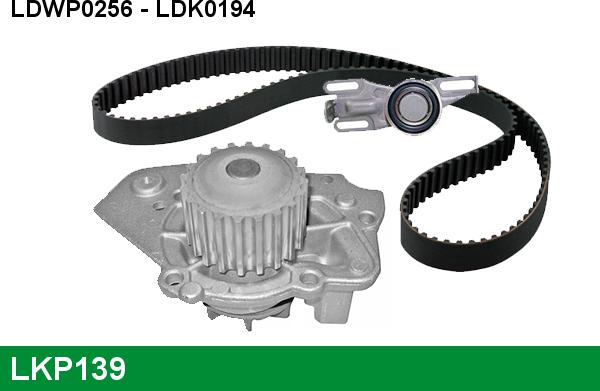 LUCAS LKP139 - Water Pump & Timing Belt Set autospares.lv