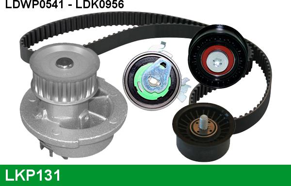 LUCAS LKP131 - Water Pump & Timing Belt Set autospares.lv