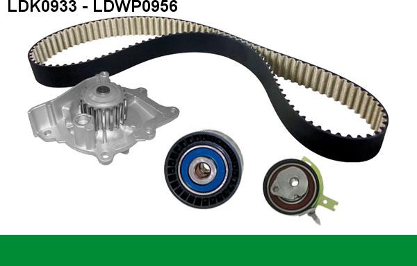 LUCAS LKP124 - Water Pump & Timing Belt Set autospares.lv