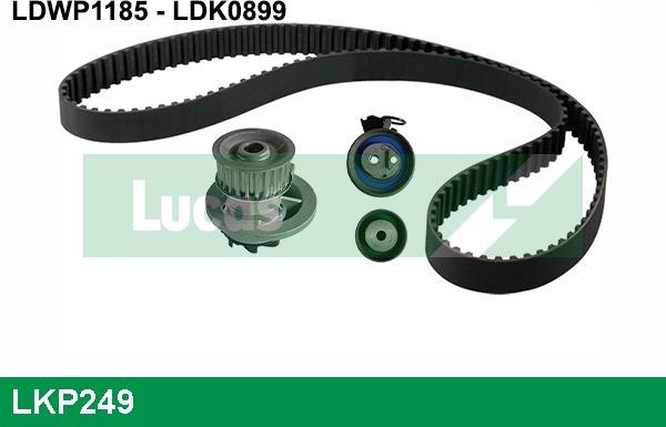 LUCAS LKP249 - Water Pump & Timing Belt Set autospares.lv