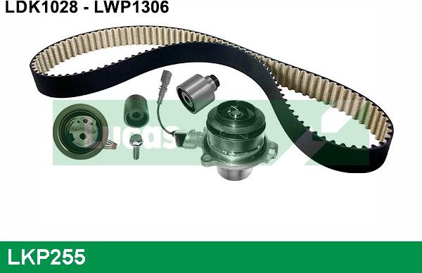 LUCAS LKP255 - Water Pump & Timing Belt Set autospares.lv