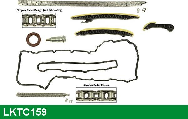 LUCAS LKTC159 - Timing Chain Kit autospares.lv