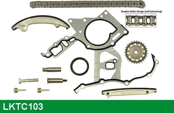 LUCAS LKTC103 - Timing Chain Kit autospares.lv