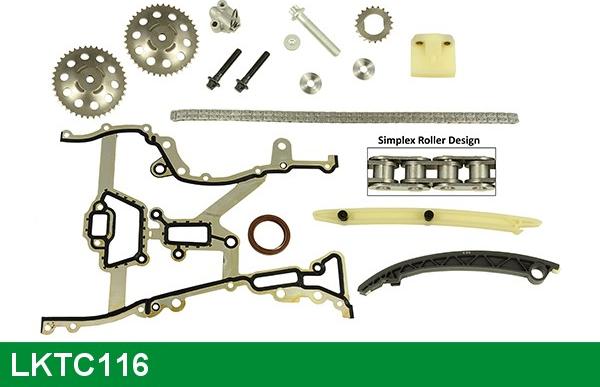 LUCAS LKTC116 - Timing Chain Kit autospares.lv