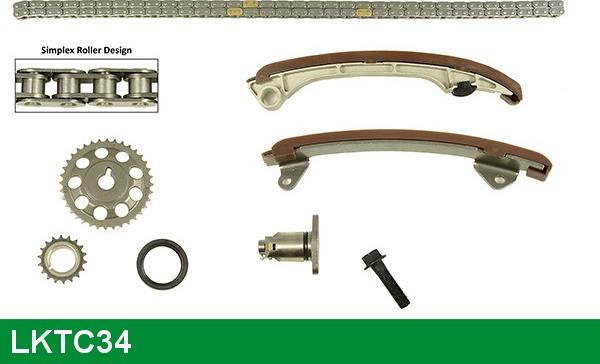 LUCAS LKTC34 - Timing Chain Kit autospares.lv