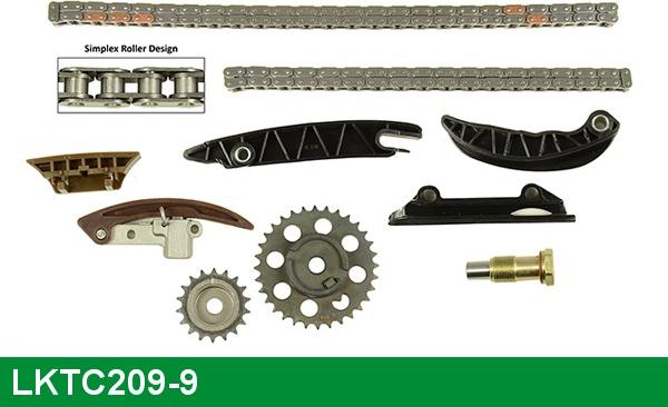 LUCAS LKTC209-9 - Timing Chain Kit autospares.lv