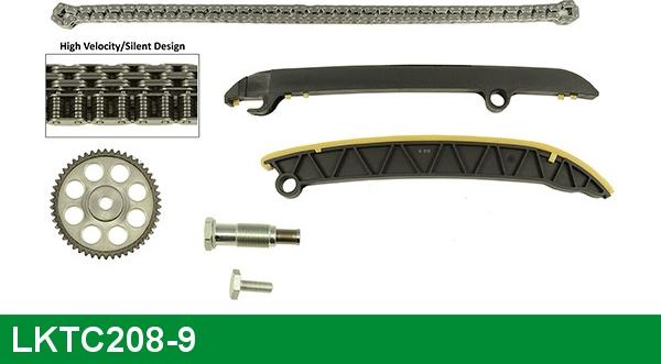 LUCAS LKTC208-9 - Timing Chain Kit autospares.lv