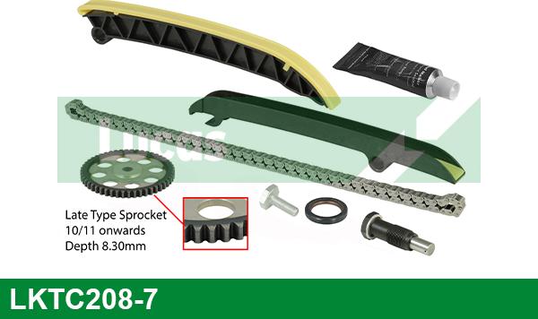 LUCAS LKTC208-7 - Timing Chain Kit autospares.lv