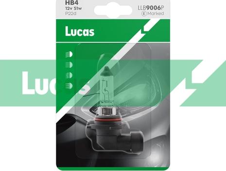 LUCAS LLB9006P - Bulb, spotlight autospares.lv