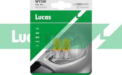 LUCAS LLB501APX2 - Bulb, indicator autospares.lv
