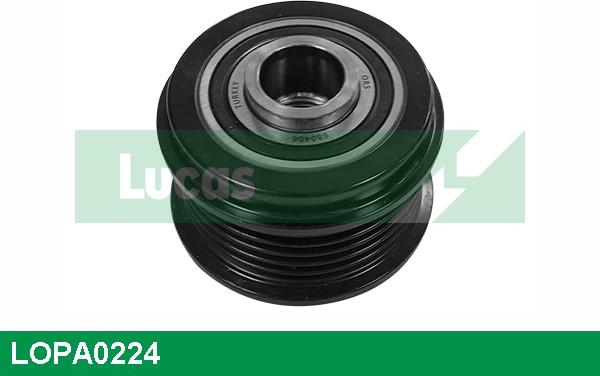 LUCAS LOPA0224 - Pulley, alternator, freewheel clutch autospares.lv