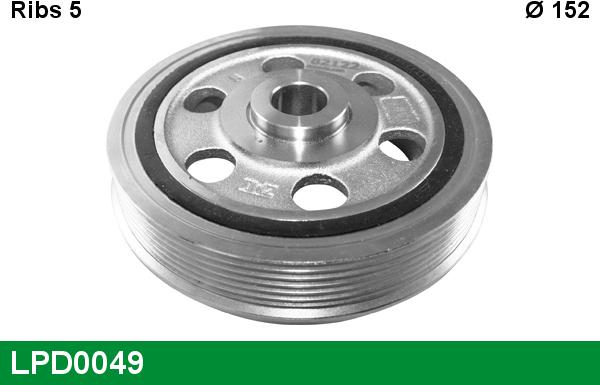 LUCAS LPD0049 - Belt Pulley, crankshaft autospares.lv