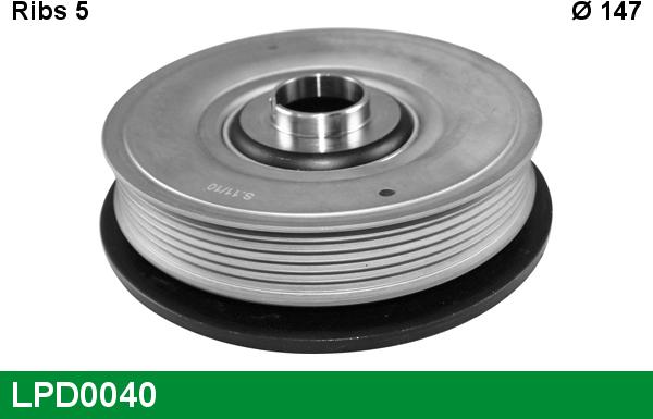 LUCAS LPD0040 - Belt Pulley, crankshaft autospares.lv