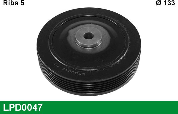 LUCAS LPD0047 - Belt Pulley, crankshaft autospares.lv