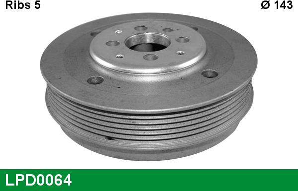 LUCAS LPD0064 - Belt Pulley, crankshaft autospares.lv