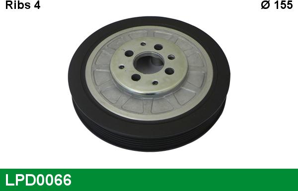 LUCAS LPD0066 - Belt Pulley, crankshaft autospares.lv