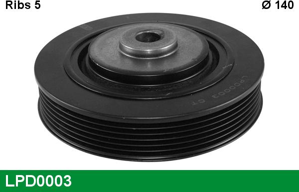 LUCAS LPD0003 - Belt Pulley, crankshaft autospares.lv