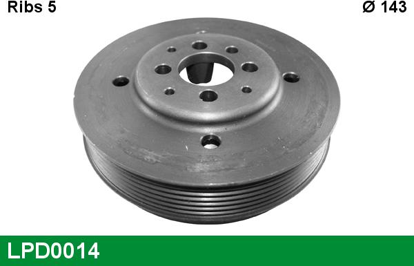 LUCAS LPD0014 - Belt Pulley, crankshaft autospares.lv