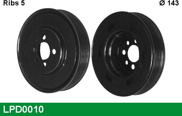 LUCAS LPD0010 - Belt Pulley, crankshaft autospares.lv