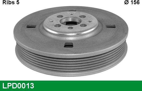 LUCAS LPD0013 - Belt Pulley, crankshaft autospares.lv