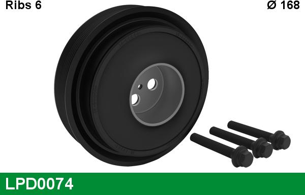 LUCAS LPD0074 - Belt Pulley, crankshaft autospares.lv