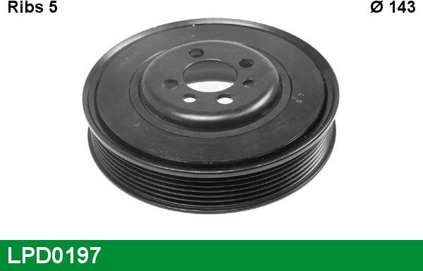 LUCAS LPD0197 - Belt Pulley, crankshaft autospares.lv