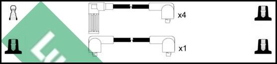 LUCAS LUC4429 - Ignition Cable Kit autospares.lv