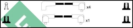 LUCAS LUC4149 - Ignition Cable Kit autospares.lv