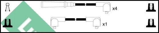 LUCAS LUC4264 - Ignition Cable Kit autospares.lv