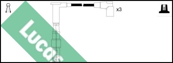 LUCAS LUC5045 - Ignition Cable Kit autospares.lv