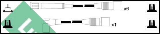 LUCAS LUC5295 - Ignition Cable Kit autospares.lv