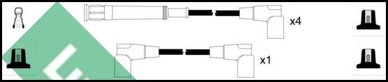 LUCAS LUC5298 - Ignition Cable Kit autospares.lv