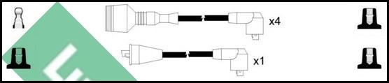 LUCAS LUC7449 - Ignition Cable Kit autospares.lv