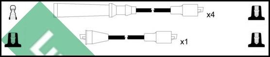 LUCAS LUC7034 - Ignition Cable Kit autospares.lv