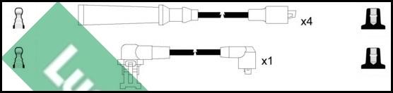 LUCAS LUC7035 - Ignition Cable Kit autospares.lv