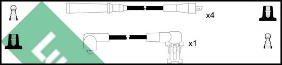 LUCAS LUC7036 - Ignition Cable Kit autospares.lv