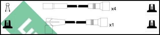 LUCAS LUC7159 - Ignition Cable Kit autospares.lv