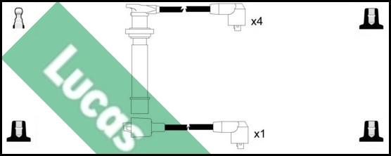 LUCAS LUC7185 - Ignition Cable Kit autospares.lv