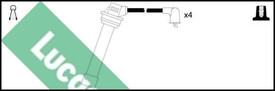 LUCAS LUC7132 - Ignition Cable Kit autospares.lv