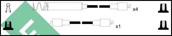 LUCAS LUC7357 - Ignition Cable Kit autospares.lv