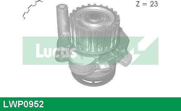 LUCAS LWP0952 - Water Pump autospares.lv