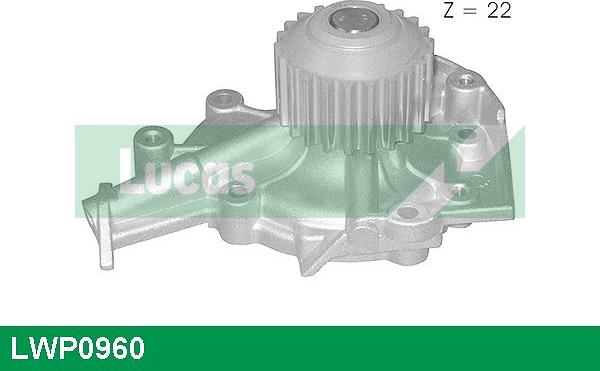 LUCAS LWP0960 - Water Pump autospares.lv