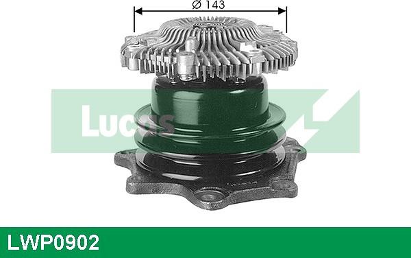 LUCAS LWP0902 - Water Pump autospares.lv