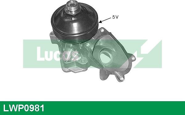 LUCAS LWP0981 - Water Pump autospares.lv